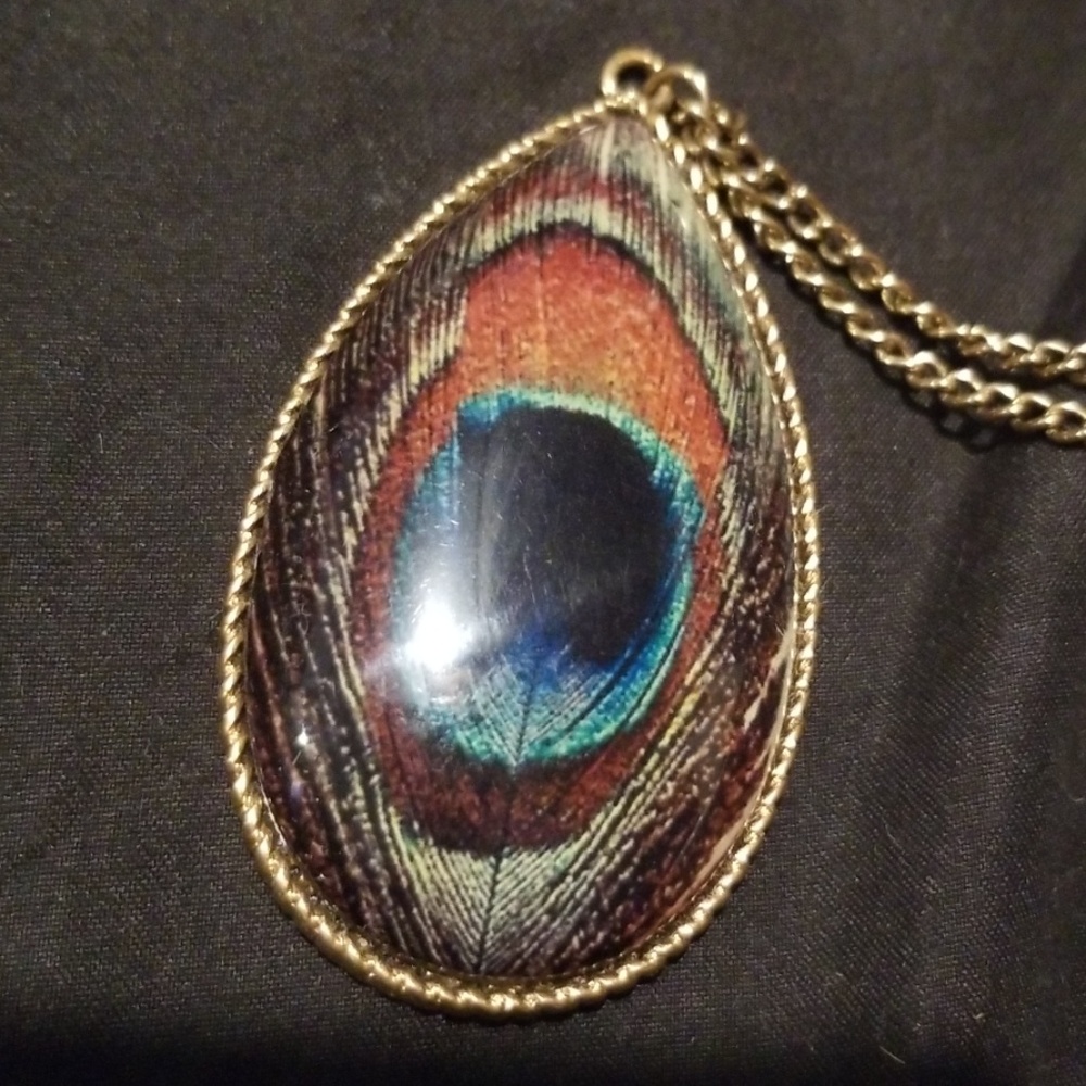 Peacock pendant